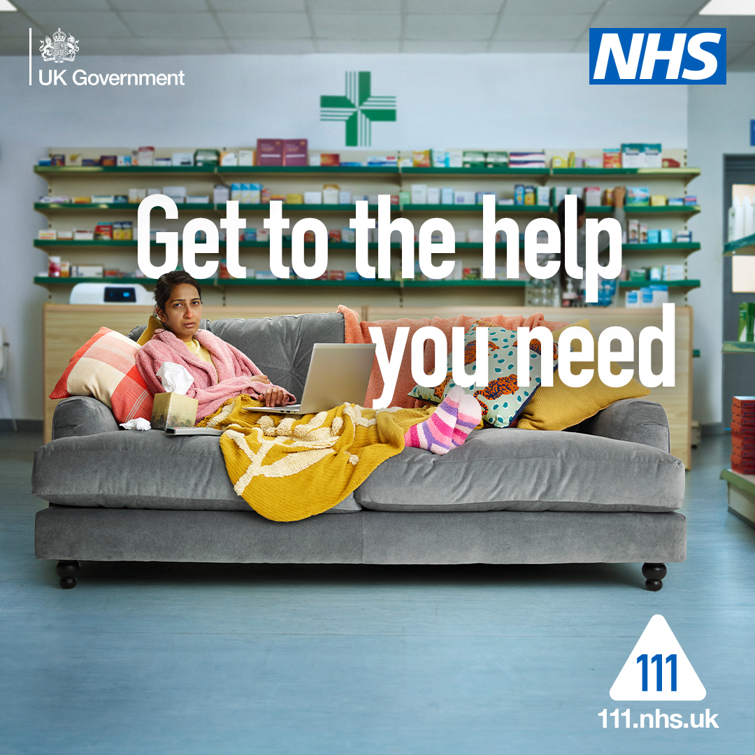 If you need urgent medical help but you're not sure where to go, use 111 to get assessed and directed to the right place for you.​ Call, go online or use the NHS App.

➡️ nhs.uk/111