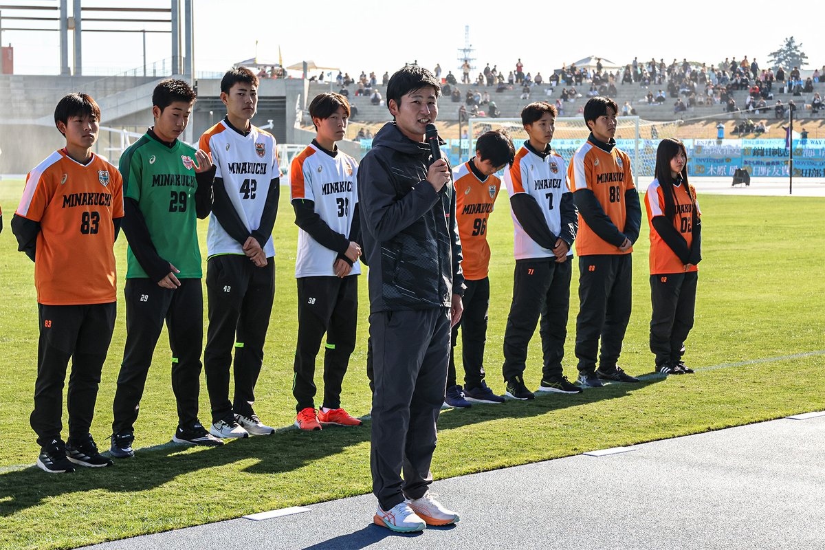 明日はMIOびわこ滋賀U-15出身の夘田監督が率い、U-15・U-15東近江の
