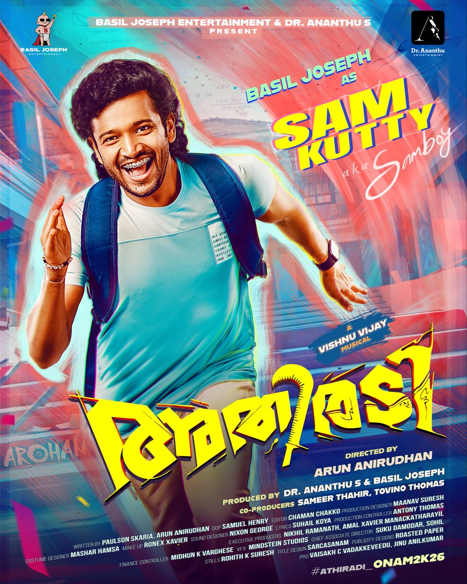 basiljoseph25's tweet photo. Meet Samkutty aka SamBoy from Athiradi 😊💪
Coming in theatres Onam 2026! 
#athiradi #athiradionam2026 https://t.co/dQIlsHRiXe