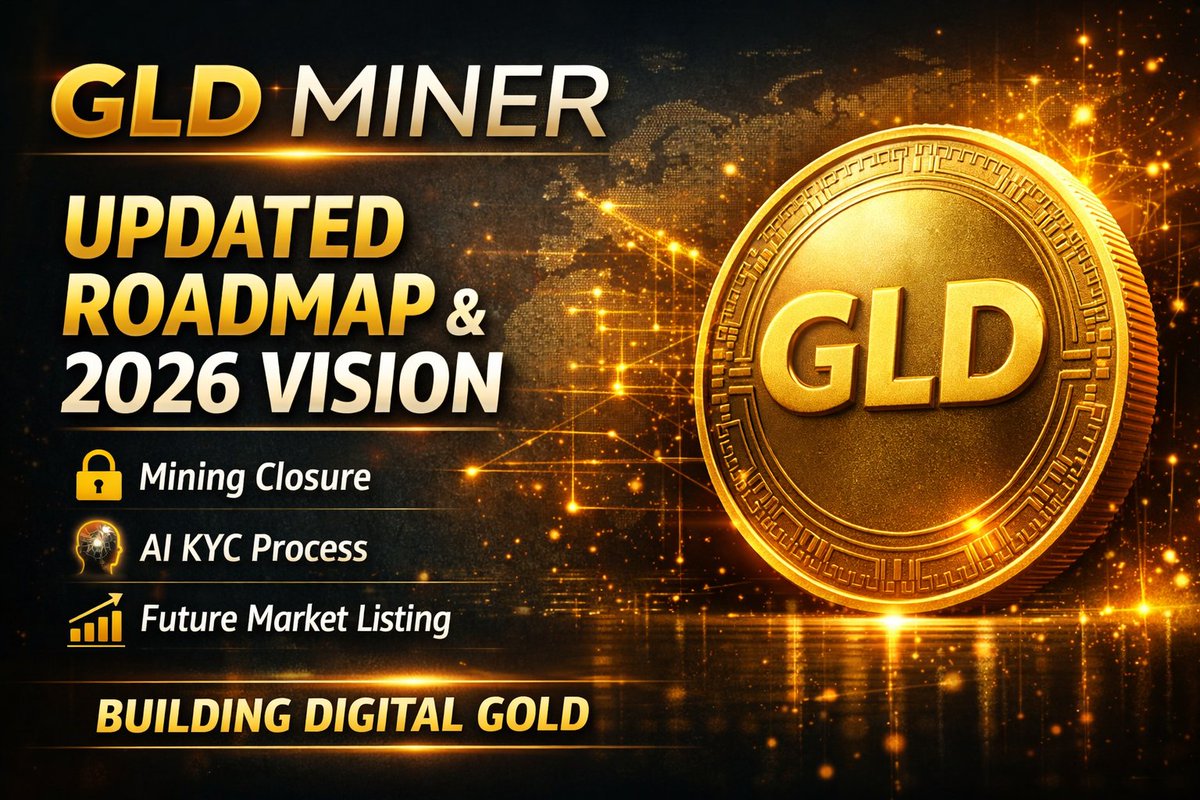 Have you watched the Roadmap V2 video yet? 🚀
It explains where we’re heading.
Watch 👉 youtu.be/6IYGMP_i2_E?si…
If you believe in the vision, help us move forward.
Repost the video, and spread the project to more people.
Community power is what drives GLD forward. 💛