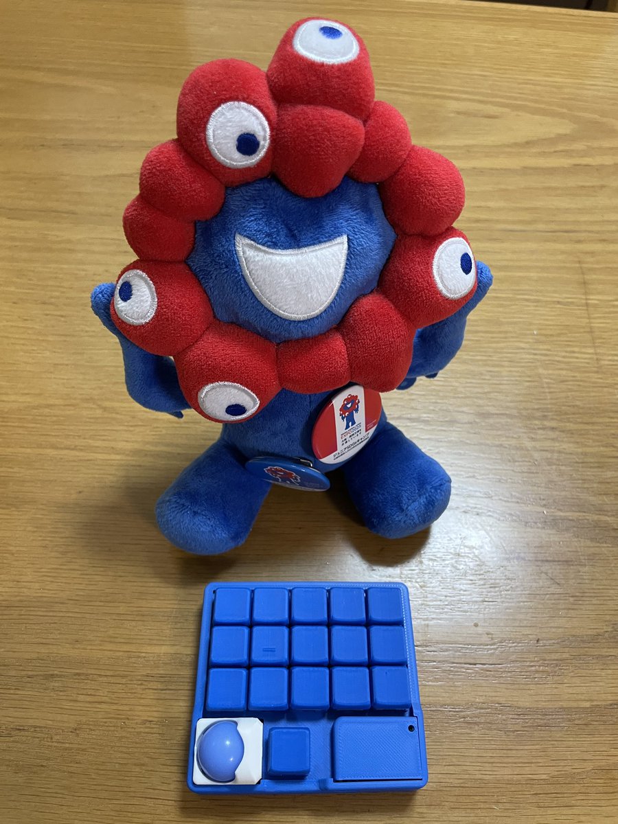 むにゃ❁⃘*.゜ こみゃくちゃん(丸くないもイマイチね) Keyboard: cracker Switch