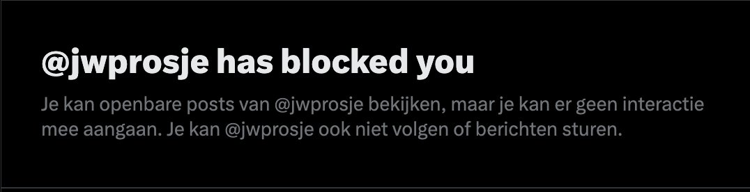 Mocht je denken dat er enkel domréchtse wappen bestaan: think again.

Hierbij ’n voorbeeld van een domlinkse wap met ’n extreem kort lontje – <a href="/jwprosje/">Jan Willem Prosje 🇺🇦 🧴</a> – van wie ik in het recente verleden regelmatig tweets heb geliket, geëndorset en geretweet en die nu flink door de mand valt.