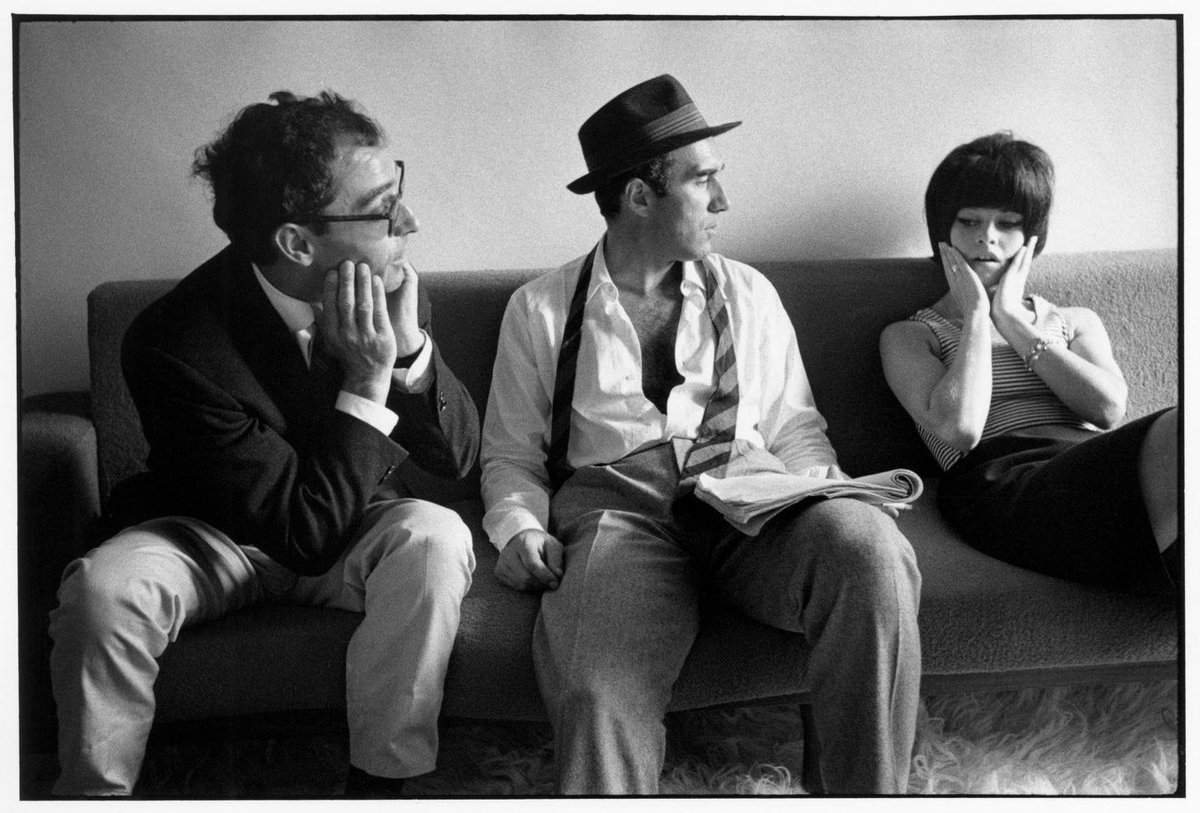 Jean-Luc Godard, Michel Piccoli, Brigitte #Bardot, 1963, by Jean-Louis Swiners.
R.i.P.