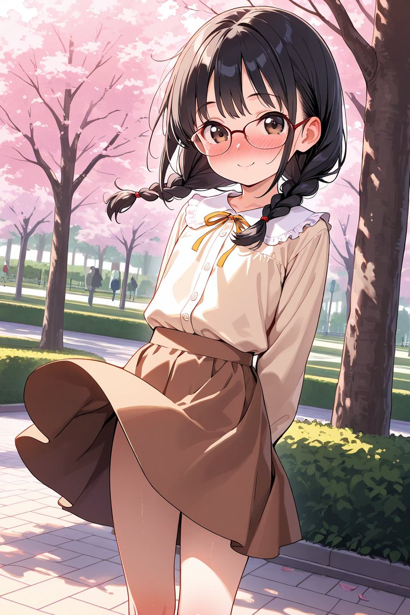 公園へお出かけ #AIイラスト #AIart