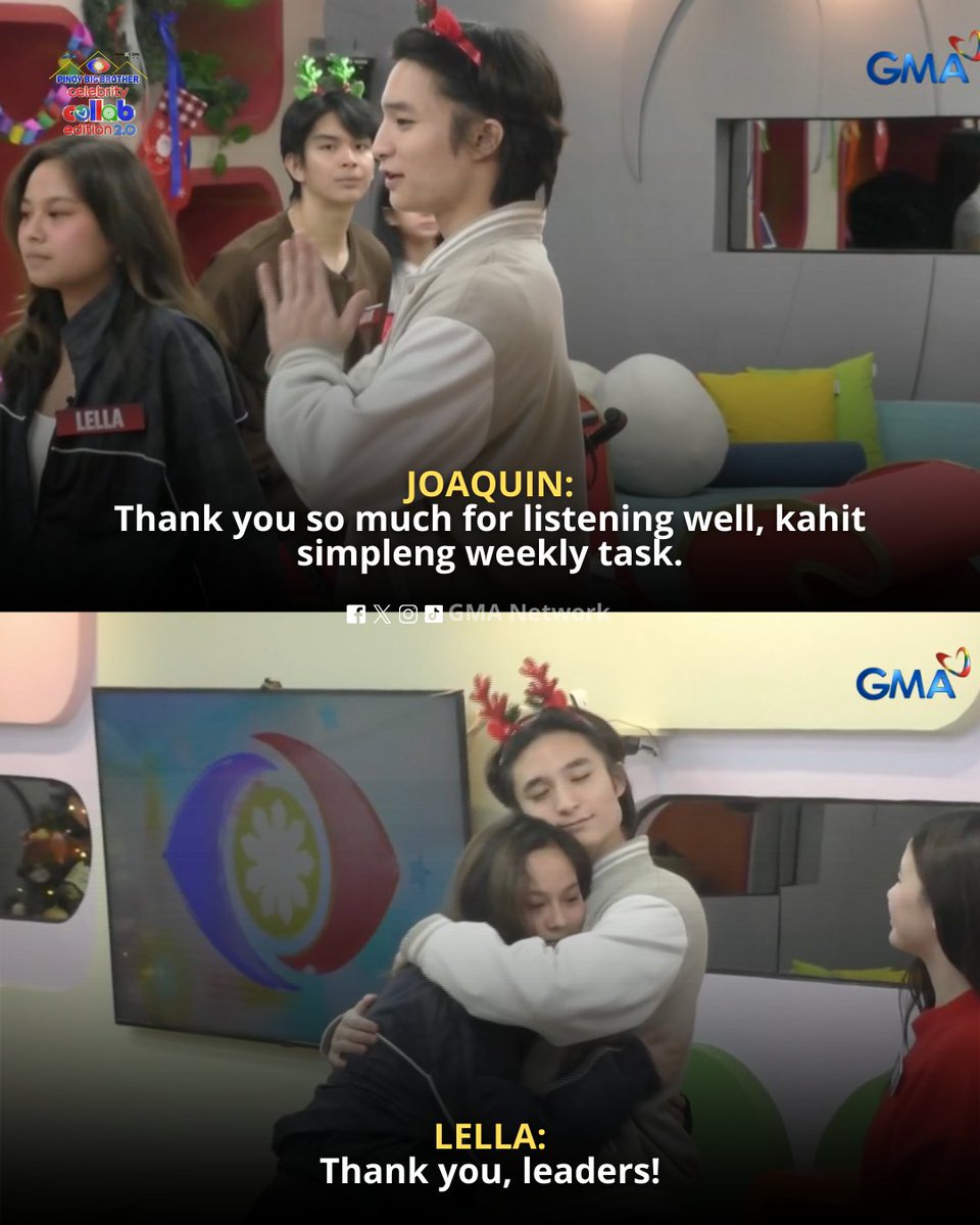 gmanetwork's tweet photo. #PBBCollab20FourthNomi: Parang si Joaquin talaga ang winner tonight! ๐
Watch #GMAPBBCollab on weekdays at 9:40 PM and on weekends at 6:15 PM on GMA!
For PBB All-Access Livestream, visit: https://t.co/Wy2tyyCcUl https://t.co/0OvbitWOWZ