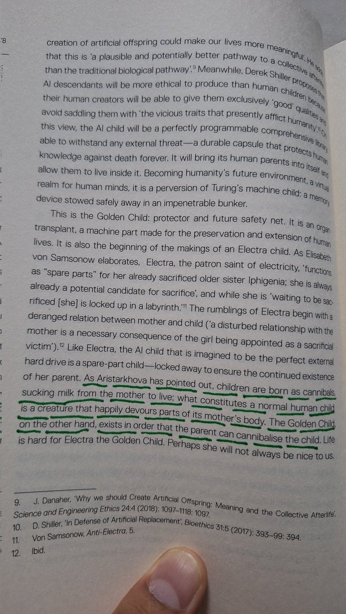 Children are cannibals, produce Golden Child instead.