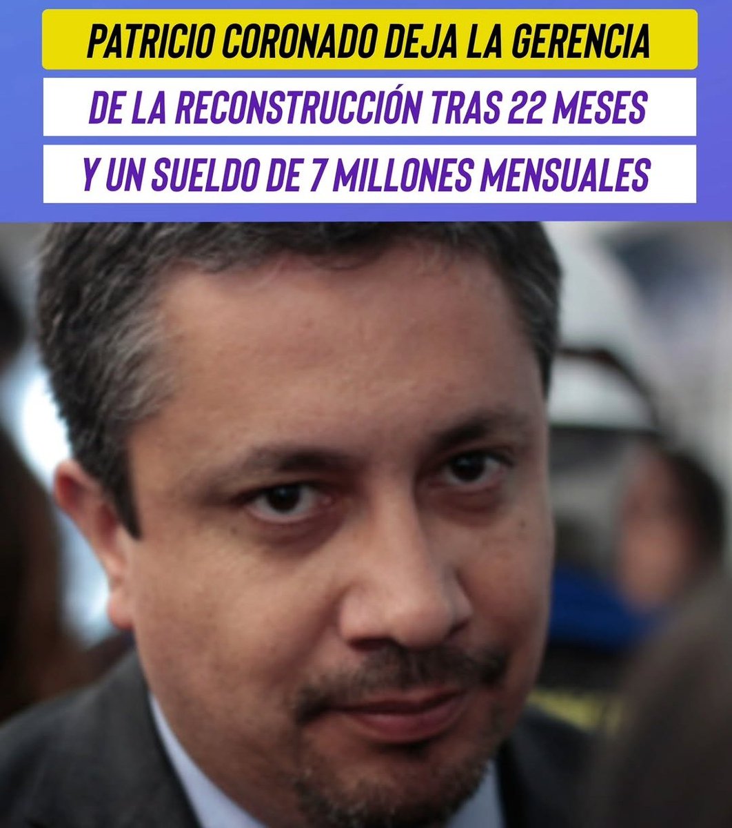 ⚠️⚠️La salida de Patricio Coronado de la Gerencia de la Reconstrucción por el mega incendio de febrero de 2024 en Viña del Mar y Quilpué generó una fuerte controversia política y social en la región de Valparaíso. El administrador público dejó el cargo tras 22 meses de gestión