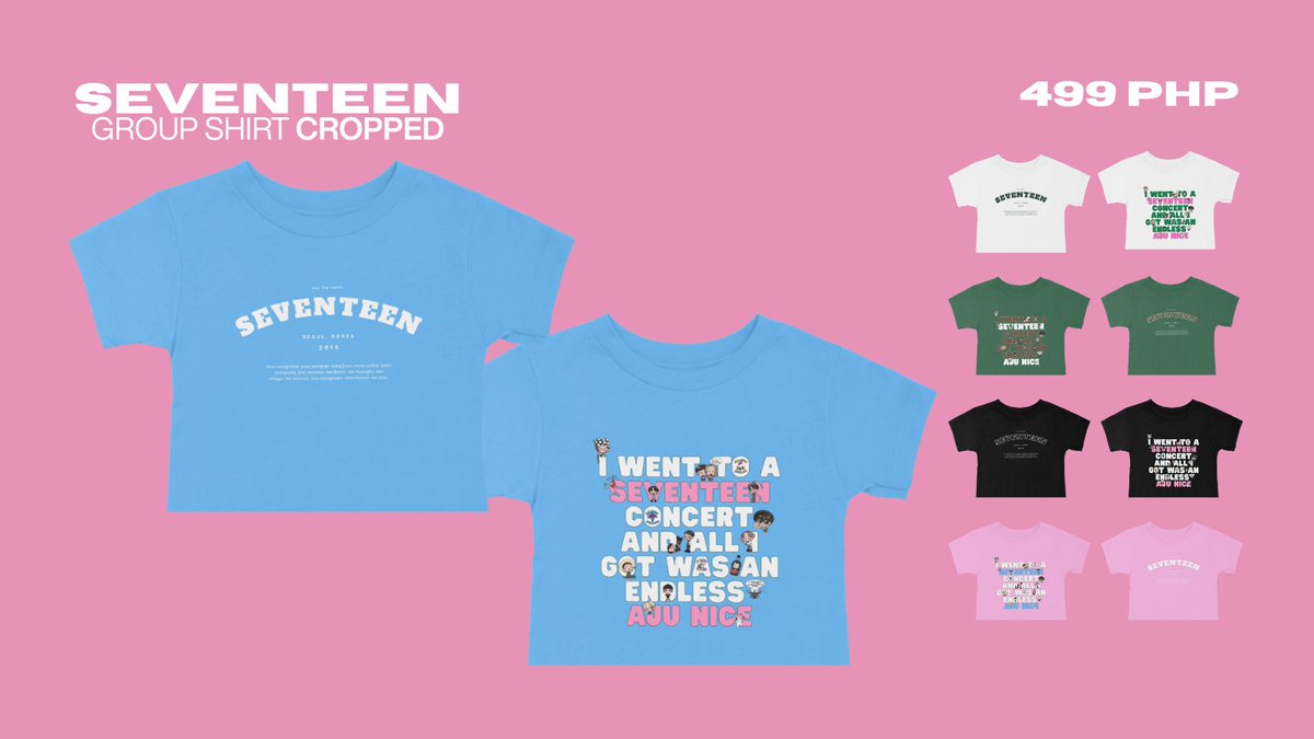 kpopcuratorph's tweet image. Still no concert fit? This is your sign 👀🎤
Our best-selling Seventeen shirt is back with a new design and newcolors! 

Pre-order now via the link:
docs.google.com/forms/d/e/1FAI…
⏰️ : Until Jan 20 only 

Limited slots available to guarantee shipping February! 

# wts lfb svt