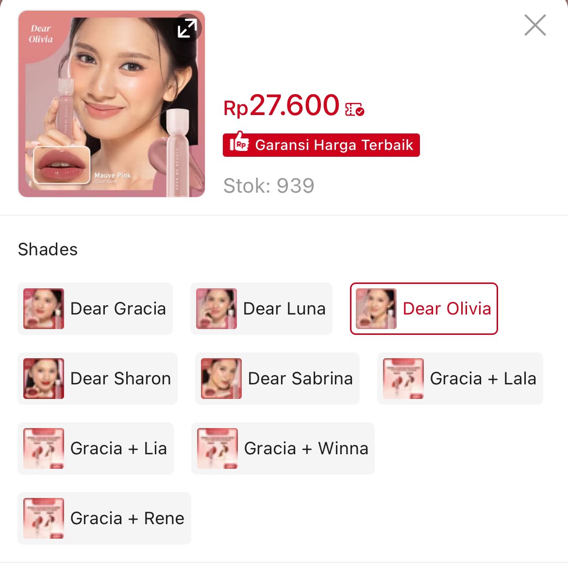 mawarmawrr's tweet image. GERCEPIN GUYSSSS MURAH BGT FLASH SALE DEAR ME BEAUTY 🔥🔥🔥

s.shopee.co.id/5L5CnQOCde

#zonajajan #zonauang #lipstain