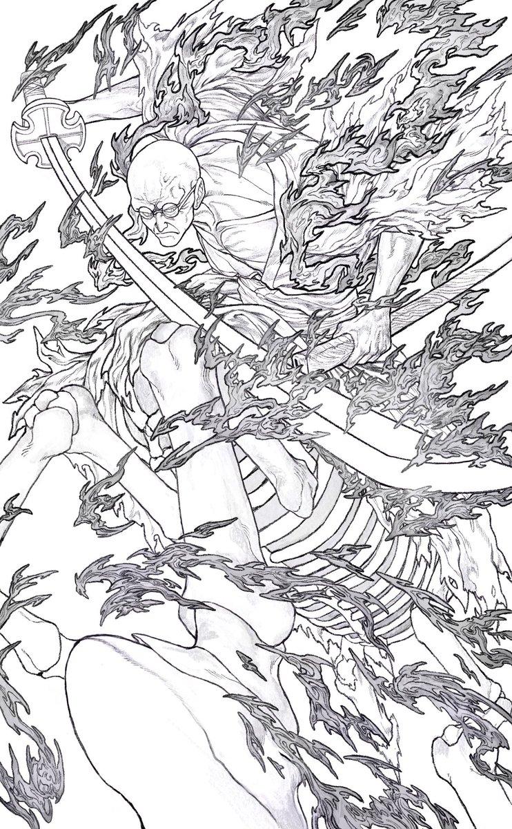 wip線画  ナス寿郎聖
 #ワンピース #ONEPIECE