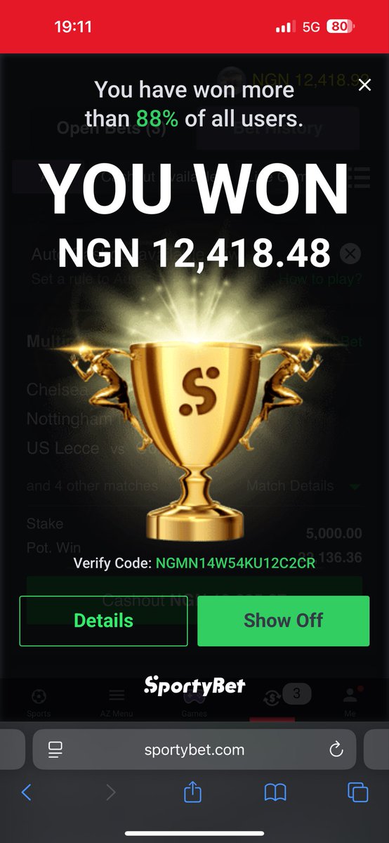 Betinkingcom's tweet image. Betinking.com👑
Booom💥✅✅✅