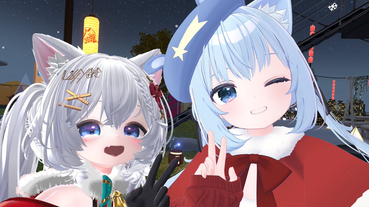 星流cafeにてツーショ〜🎄