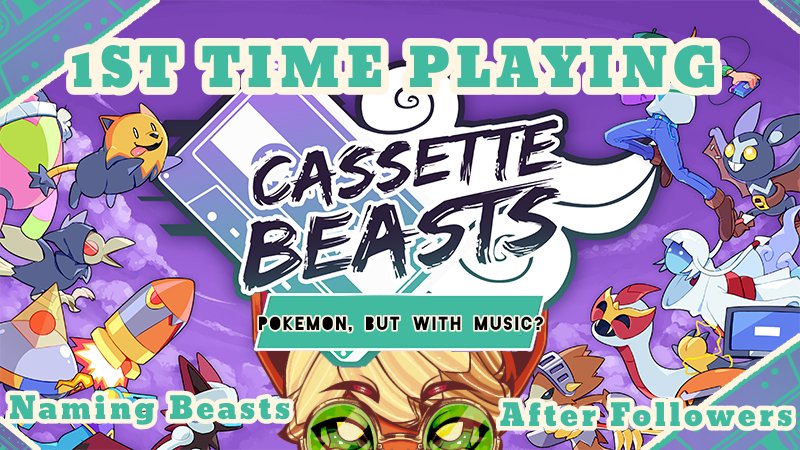 Playing Pokemon, but with music and cassettes (this is based on the marketing I saw). I'll be naming them after followers on the stream and friends so tune in! #cassettebeasts #vtuber