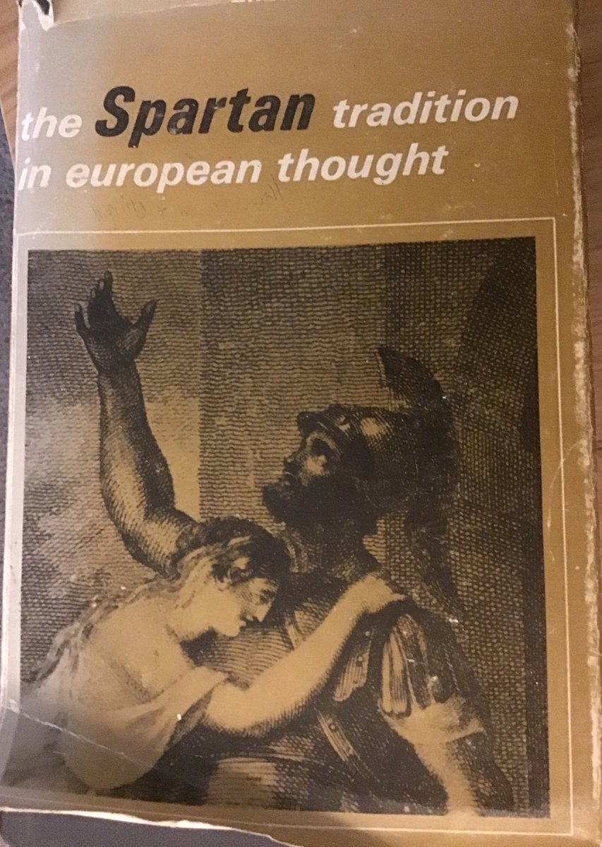 Looks like an interesting read, Sparta’s role in the intellectual history of Europe