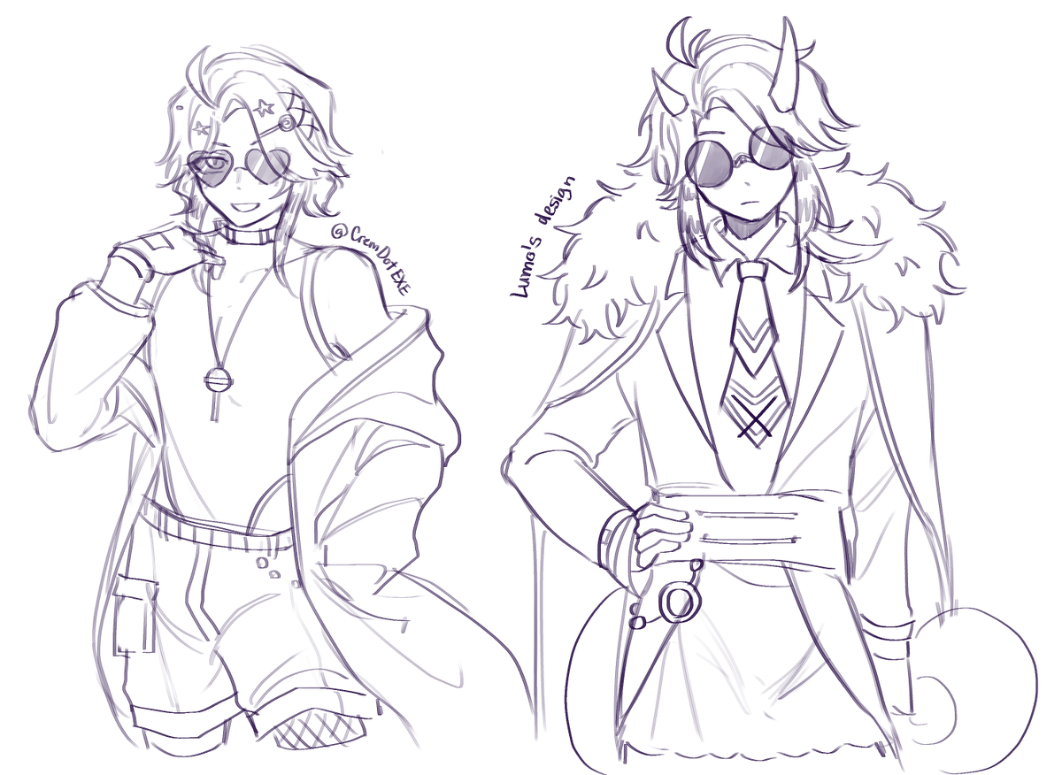 [#hiroakifanartreview]

attempted to draw everyone's OC-fied nagawa designs but its neka's finals week so i only had time to draw 10 >.> ...... ILL FINISH THE REST AFTER FINALS!!!! PROMISE!

also, my nagawa art thread 🧵. LOL