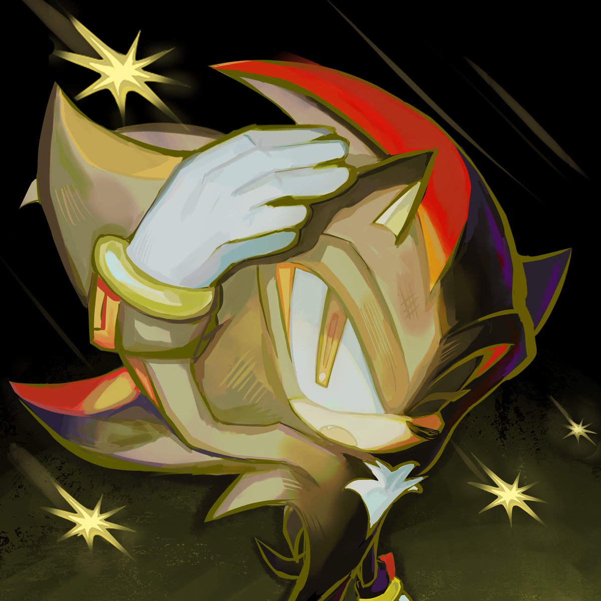 Yunnie236's tweet photo. The shadow of the light #shadowthehedgehog https://t.co/kBp0NRML2j