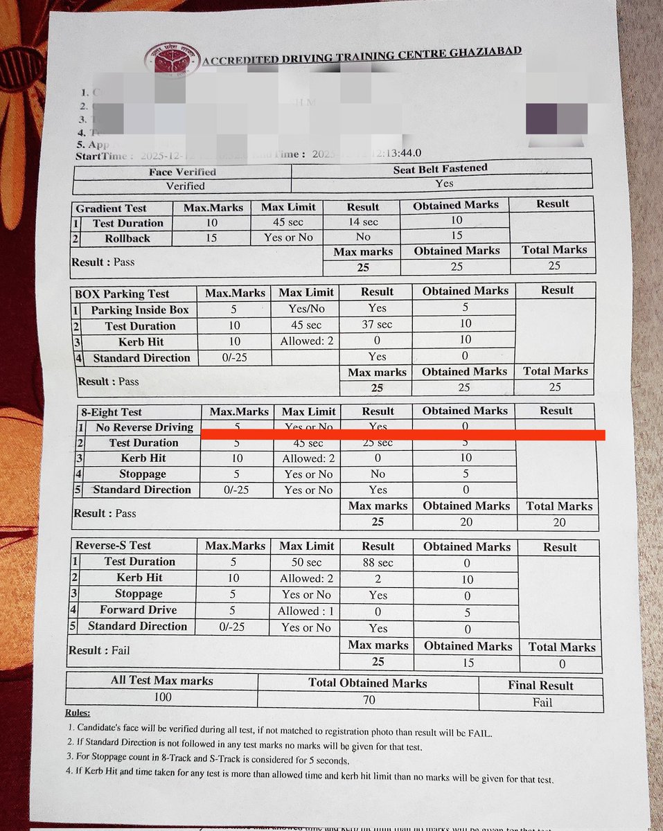 IGS8Arien's tweet photo. Concerns Regarding Corruption and Unfair Practices at ADTC Guldhar Ghaziabad in collaboration with D-PAK AUTOTECH
Please check attached files 1-2-3 
This will give the overall experience at ADTC Ghaziabad.
@CMOfficeUP @InfoDeptUP @myogioffice @myogiadityanath @uptransportdept https://t.co/DJMFXE7uHS