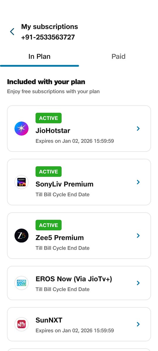 DarkRevenantt's tweet photo. Is it normal for Sony channels on Jio AirFiber to show 3 ads every 5 minutes?
If yes, this should be disclosed before selling plans.
Extremely disappointing experience on Day 1. @JioCare
Jio landline +91-2533563727

Why does the subscription shows SonyLIV Premium if there are ads https://t.co/C67fYx8qS0
