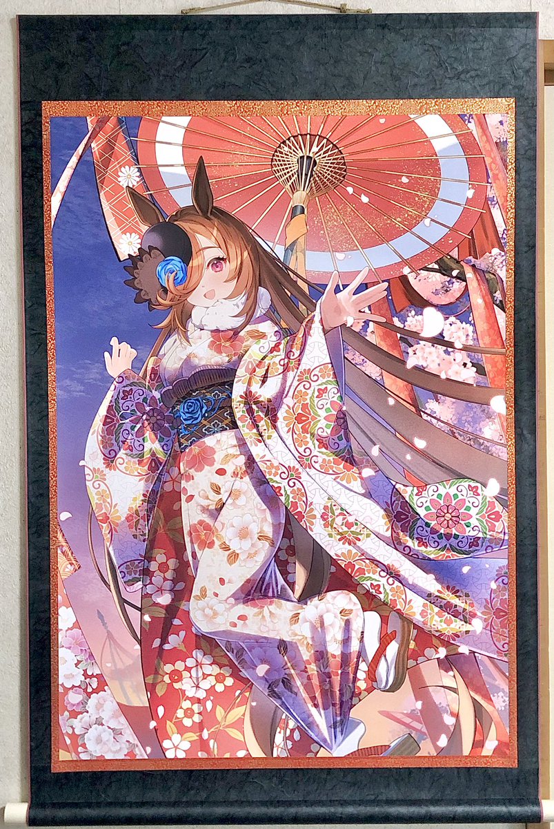 イベント当日の掛け軸です🖼️ この掛け軸だけデカく作っております