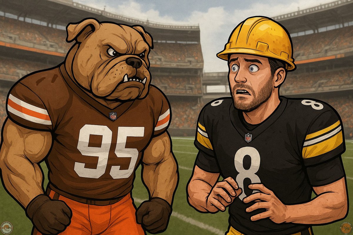Good morning, perretes, it's #gameday!
Último partido en casa con la oportunidad de despedirnos de la #Dawgpound local con la pequeña satisfacción de fastidiar un poco a los Steelers y de que Garret tumbe a Rodgers al menos una vez: win-win!

Go #Browns!

🏟️CLE
⏰19 h (ESP)