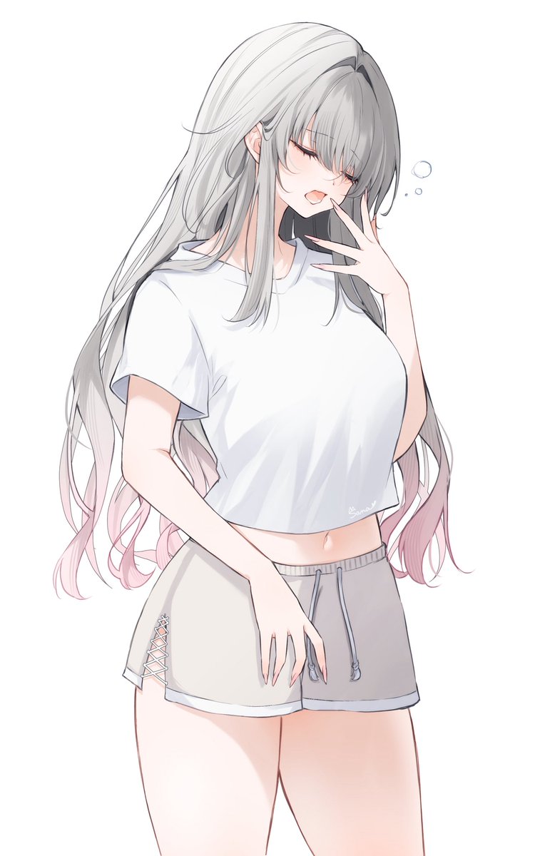 寝起きOCちゃん再