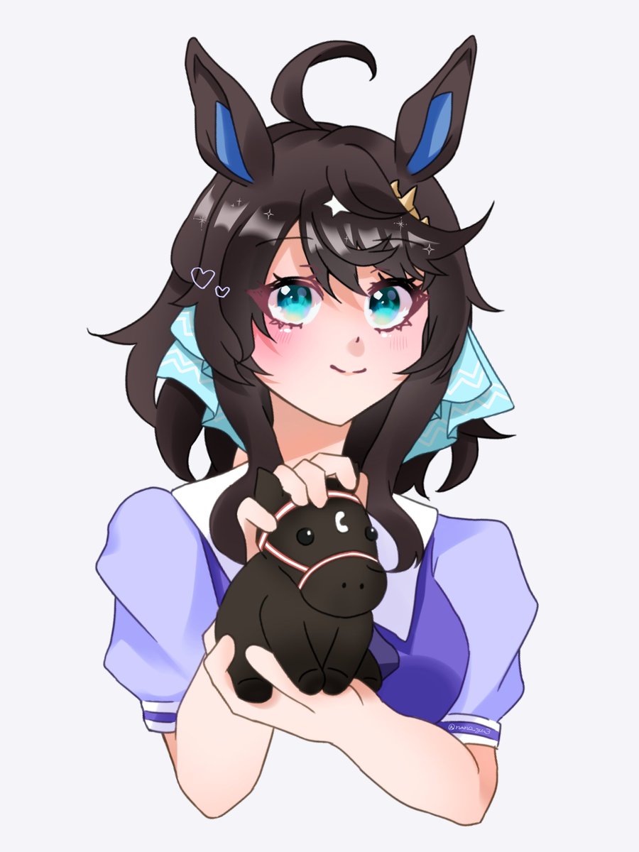 アイドルホースぬいお迎えした💞 📞実装まってます #デアリングタクト