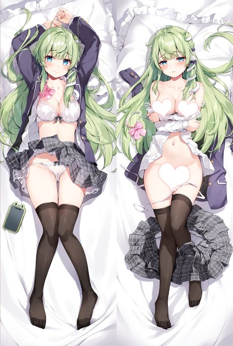 冬コミは久々の早苗さん抱き枕カバー頒布! これでセーラー服、巫女服、ブレザーの3タイプ完了 