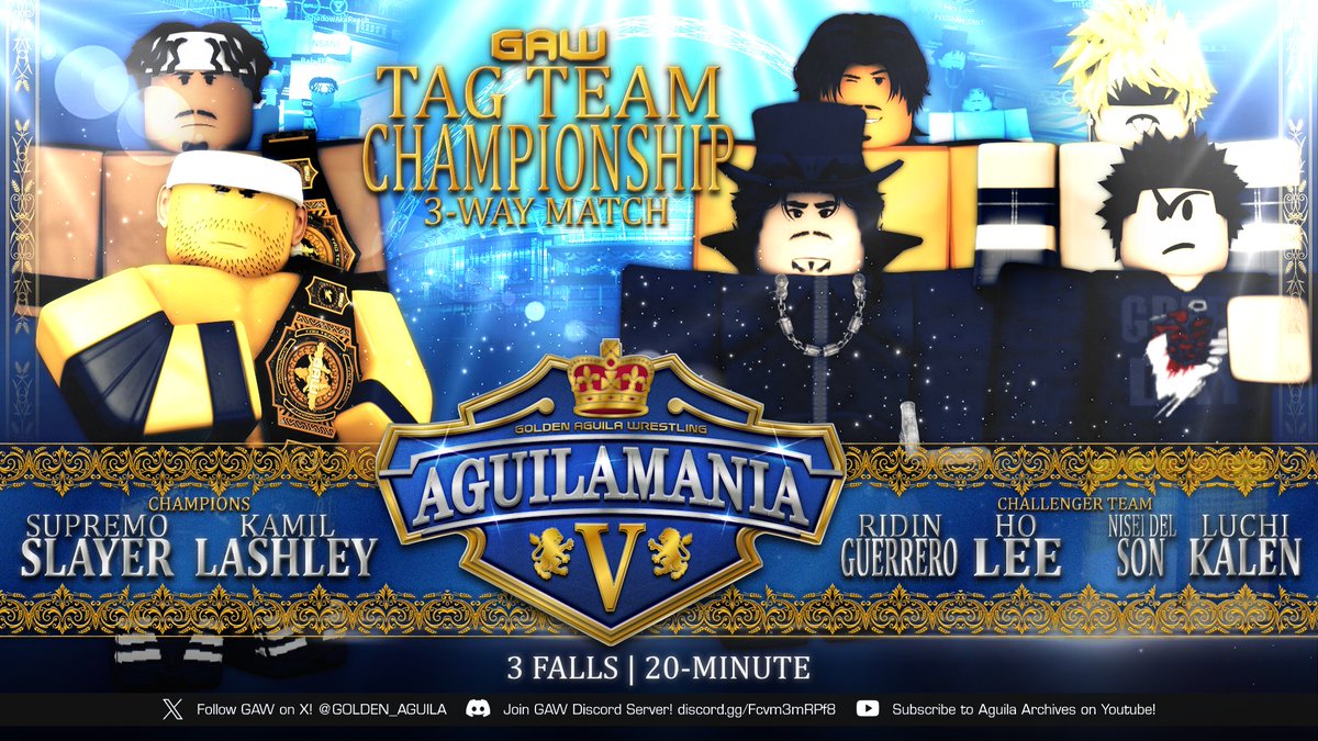 Golden Aguila Wrestling 🏆🦅 tweet media