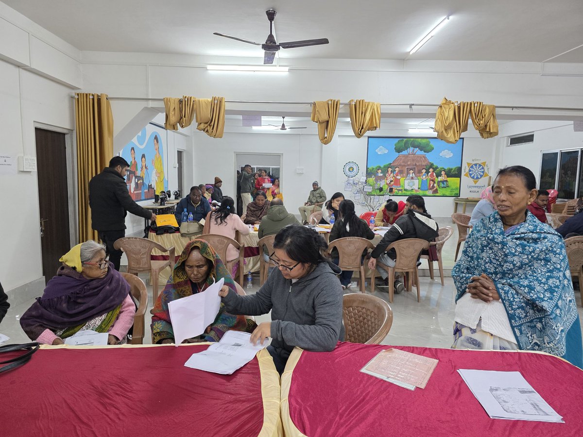 Helping Senior Citizens during SIR Hearing under Haldibari Block by BDO n Jt BDO.