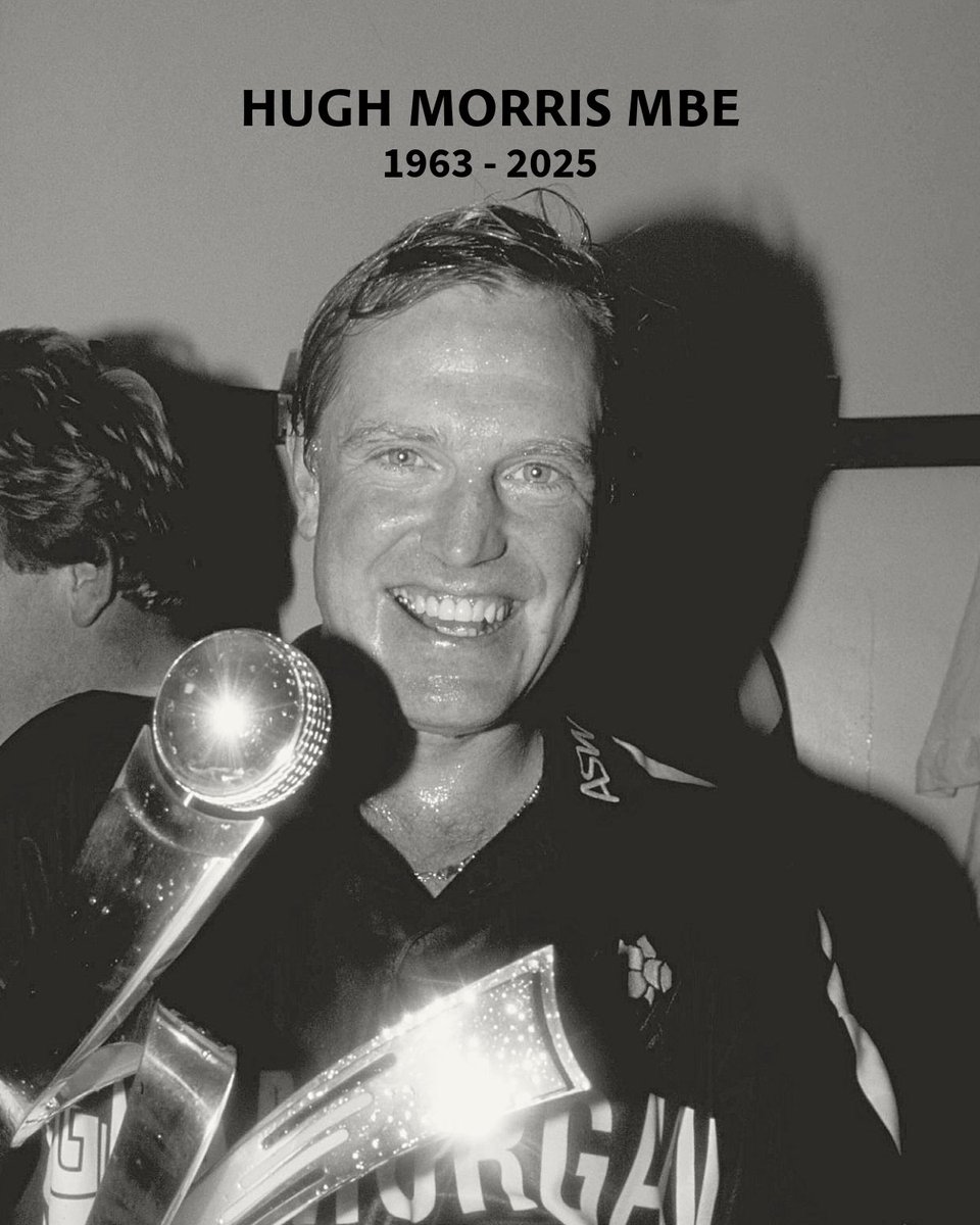 GlamCricket's tweet image. Glamorgan County Cricket Club is deeply saddened to learn of the passing of Glamorgan legend, trophy-winning captain and former CEO Hugh Morris MBE. 

Our thoughts are with Hugh's family, friends and colleagues at this very difficult time.

🔗 bit.ly/3YJoy46
