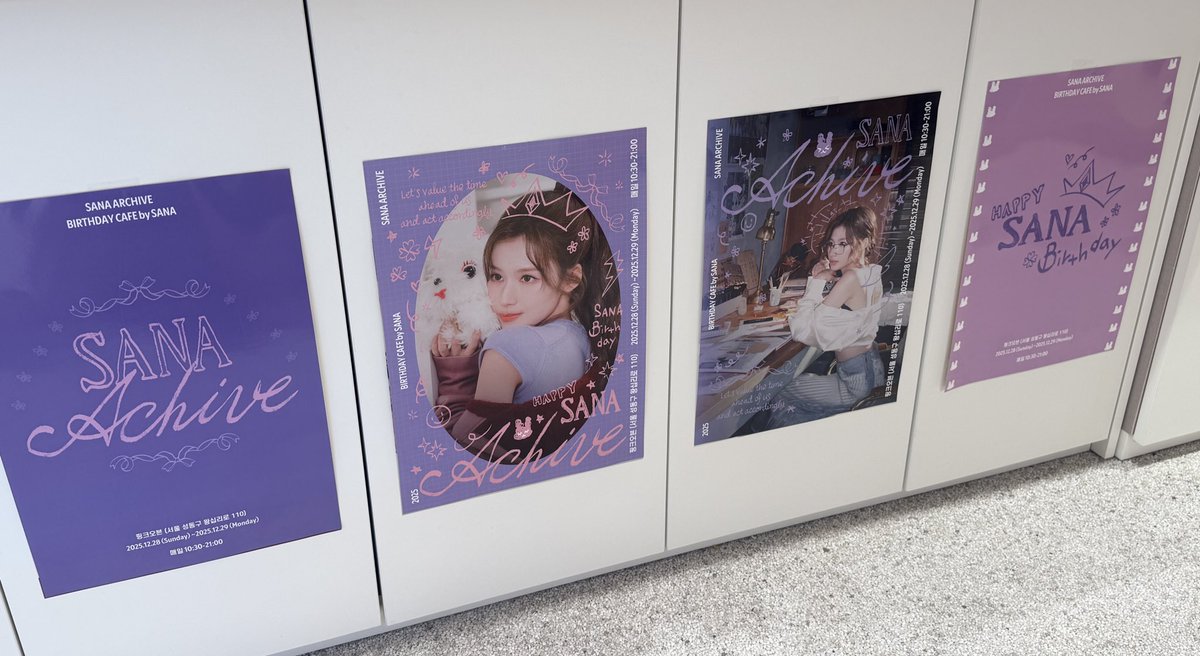 TWICEサナちゃんが準備してくれた韓国のセンイルカフェ行ってきたよ