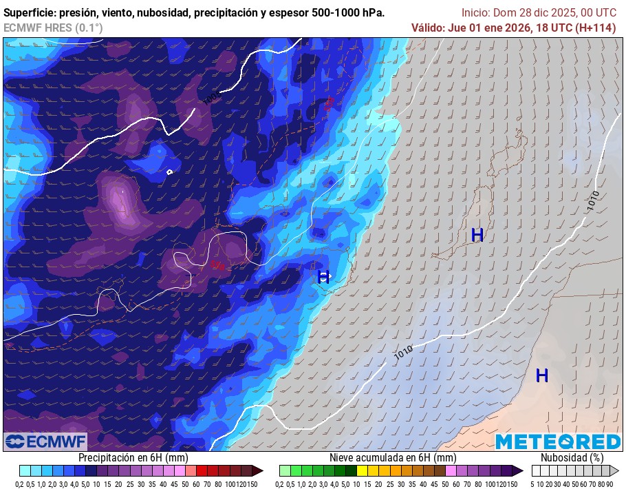 Adricor_fer's tweet image. Huele mucho a Claudia 2.0. La probable borrasca de Año Nuevo en Canarias será, si no cambian las previsiones, casi clavada a la de noviembre. Sus efectos serán menores que los de Emilia en cuanto a oleaje y nieve. Lo más significativo, las acumulaciones en suroestes. De seguir…