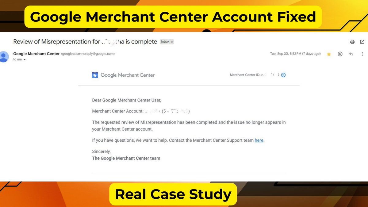 fixgmcbyjoy's tweet photo. Losing sales due to GMC Suspension? 

Don't let misrepresentation kill your business.

I'm doing a FREE Quick Check for suspended accounts this weekend! ✅

👉 Reply or DM to get your report.
WhatsApp:  https://t.co/SaVPPRE623

#GoogleMerchantCenter #FixGMC #DigitalMarketing #Ads https://t.co/rk54AC2fXM