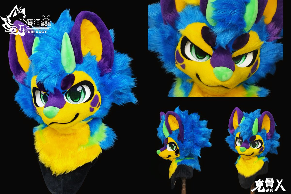 This is Picka's single-headed display ~
This work belongs to 【KG·X】 series.
tag：#fursuit #fursuitmaker #furrycommision #kemono #fursuits