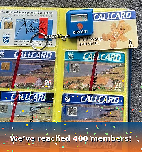 Telecom Eireann + Eircom Callcard Collectors’ Hub tweet media