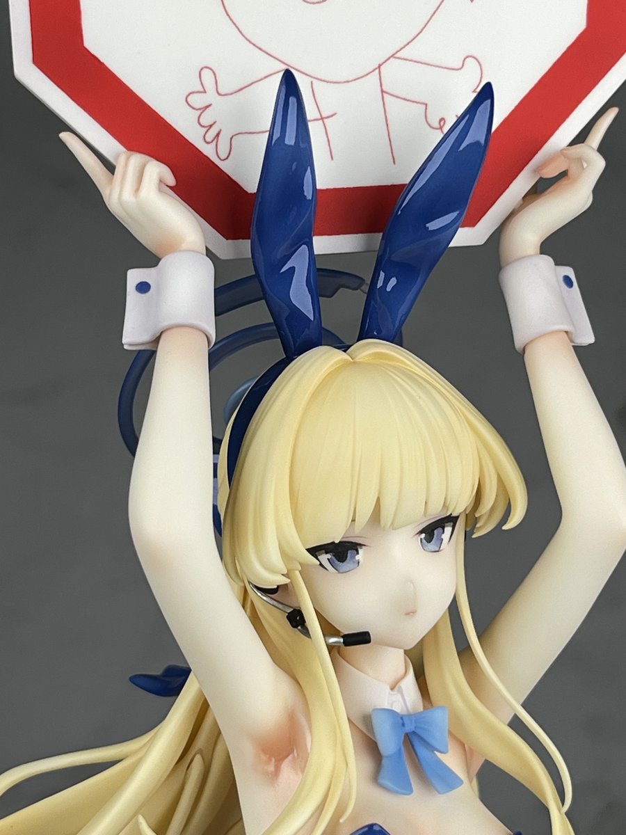 エレグ バニーガール ガレージキット完成品 ガレージキット ブルーアーカイブ 下江コハル バニーガールVer.塗装