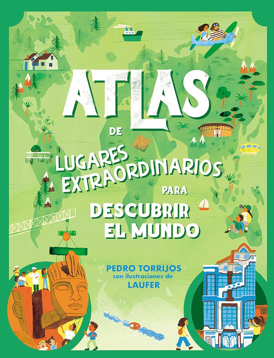 Si tenéis hijos o nietos o primos o sobrinos pequeños y queréis un regalo MUY guay para Reyes, que sepaís que también publiqué un libro infantil PRECIOSO.

Se llama "Atlas de Lugares Extraordinarios" y lo podéis pedir en cualquier librería.

O aquí: amazon.es/lugares-extrao…