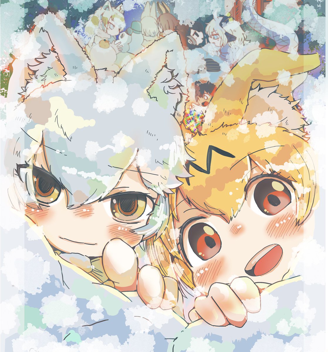 今年もお絵描き楽しかったです！だんだん苦手意識が無くなってきた気がする