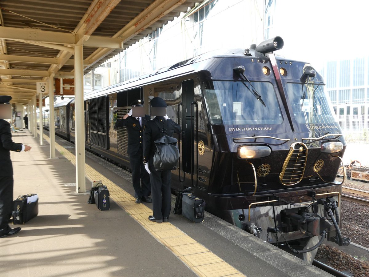 _chanai's tweet photo. 肥薩おれんじ鉄道の運転士不足も遠因となって、おれんじ鉄道線内を��社の運転士が担当していたななつ星もJR九州へ持ち替えに。

運転士不足が解消されたらまた担当するんだろうか。 https://t.co/PJIGTigAJa