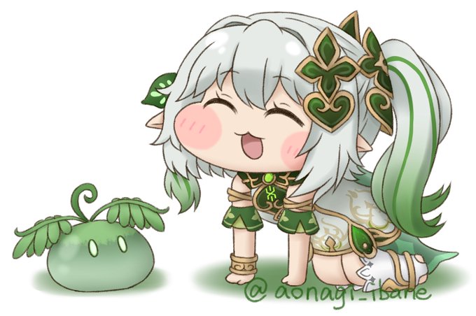 もちもちほっぺナヒーダちゃん
(スピキの声優さんがナヒーダちゃんも担当されてるそうなので) 