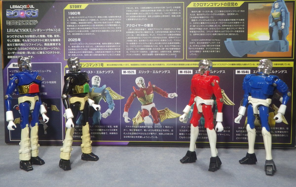 エリック・エルナンデス 本体 カプセル ウイング ミクロマンコマンド1