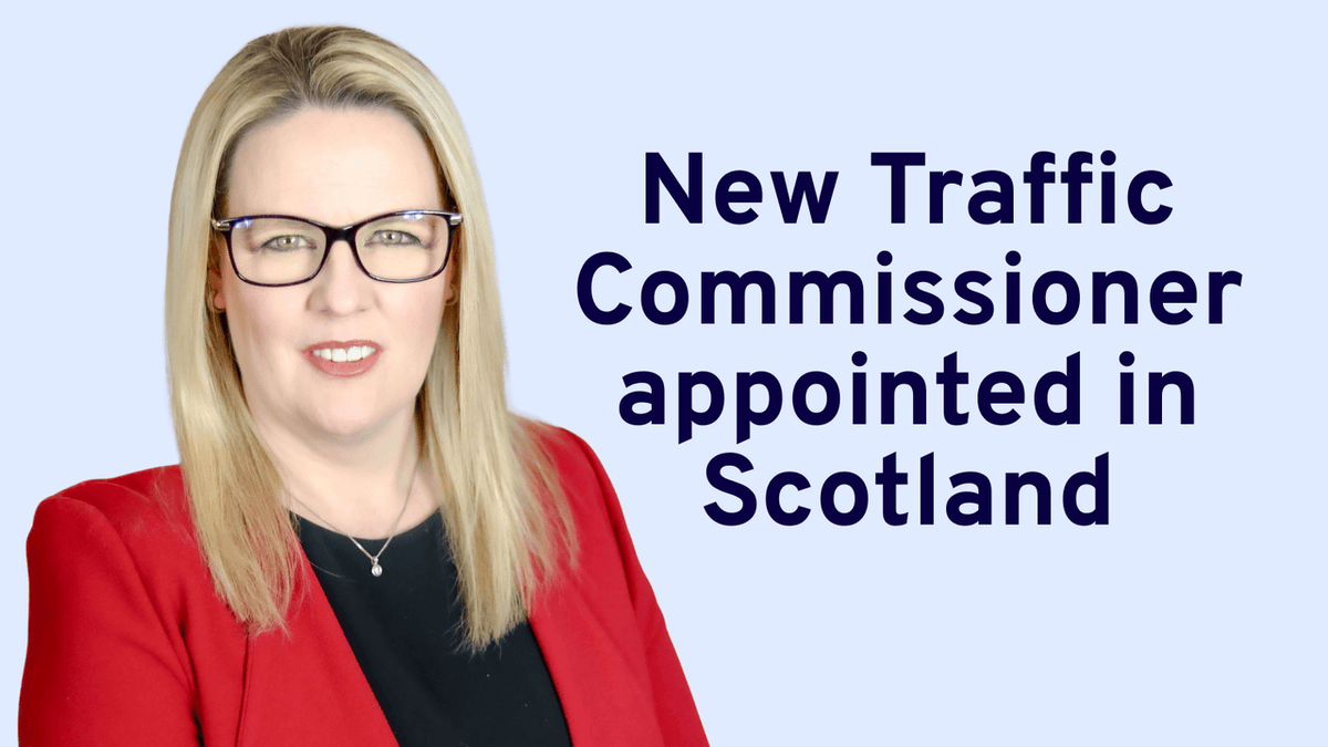 LogisticsUKNews's tweet image. News Release from the Traffic Commissioners of Great Britain: New Traffic Commissioner appointed in Scotland

Following a fair and open recruitment campaign, Sharon Clelland was appointed by the Secretary of State for Transport as a Traffic Commissioner for Great Britain.

She…