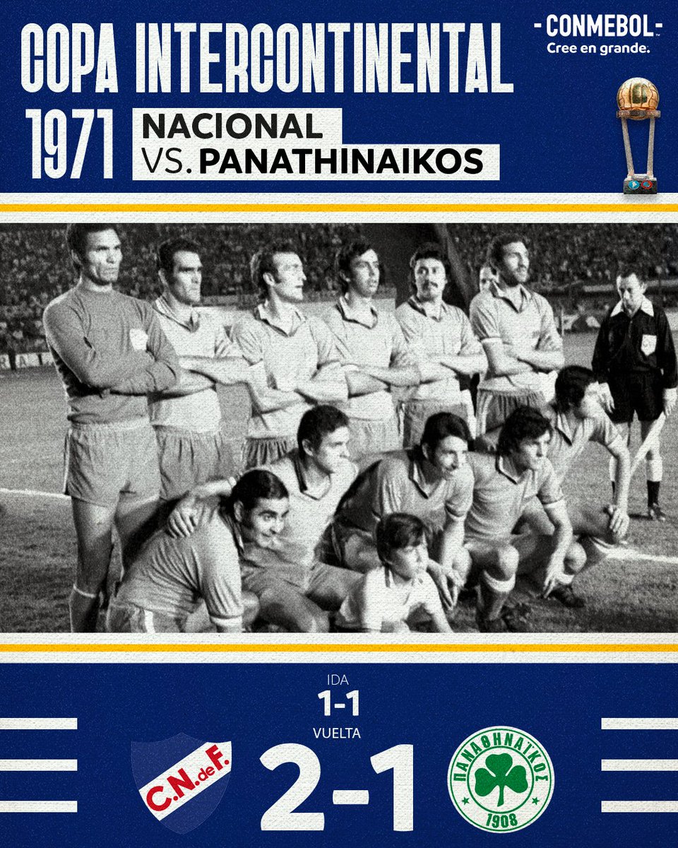 ¡<a href="/Nacional/">Nacional</a> campeón por primera vez de la Copa Intercontinental! 🏆🙌

#CreeEnGrande