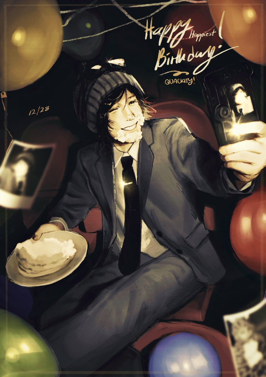 Sosososo happy to have been a part of this digital artbook project for Quackity’s birthday. Thanks so much <a href="/AkiHann_/">Lin ☀️</a> for inviting me 💗
Happy birthday, Quackity!

Artbook here!
[heyzine.com/flip-book/43cc…] 

#quackitybirthday 
#quackityfanart 
#quackity