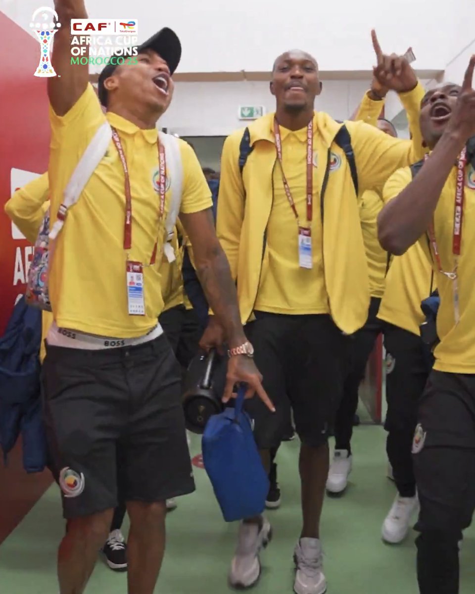 The Mozambique players entered the stadium while dancing in joy, this is why we love the AFCON so much! ✨❤️