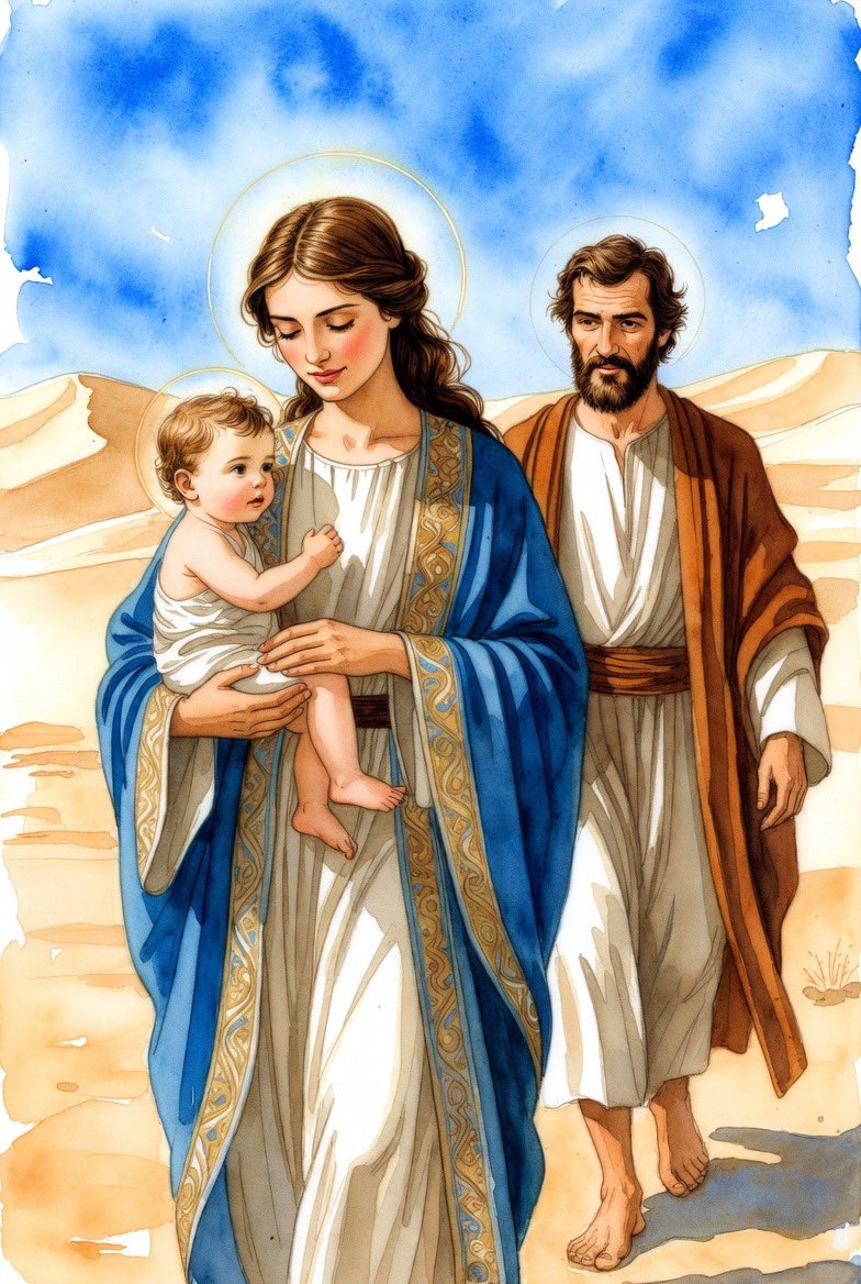 La Sagrada Familia no es perfecta: es un hogar salvado por la obediencia, sostenido en la cruz y abierto a la vida.
Dios entra en nuestra historia concreta para redimirla. 🙏✝️