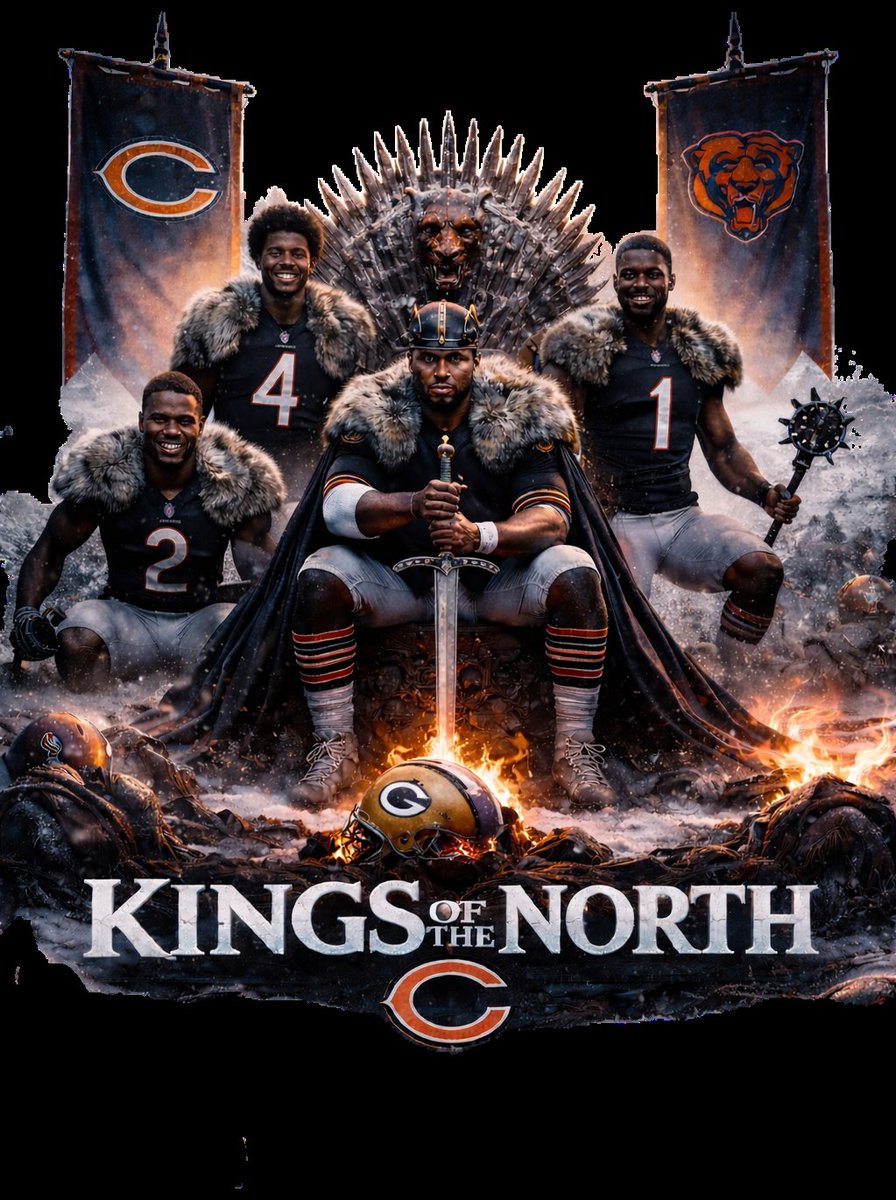 TTNLbarber's tweet photo. Lets keep this going and get the #1 seed. #ChicagoBears #kingsofthenorth #fthepackers https://t.co/DDgouwKP3A