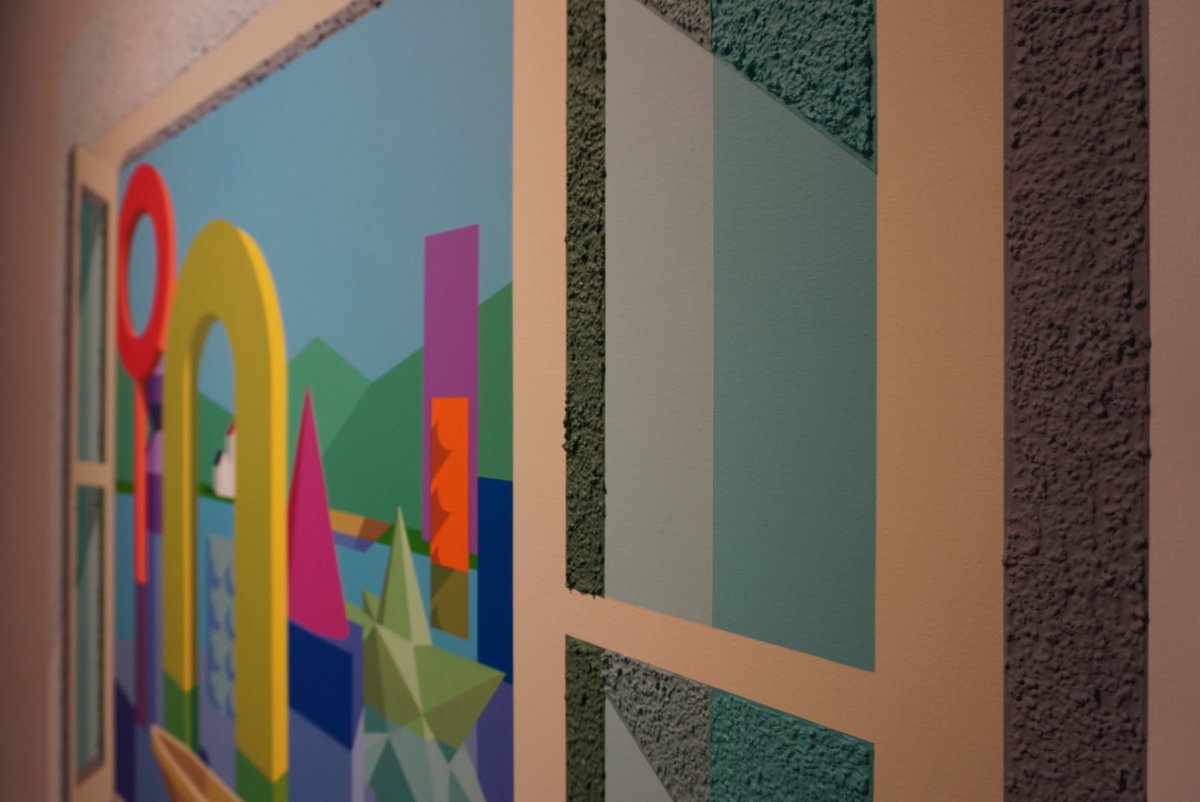 原田郁さんがゲストアーティストの企画展（市原市の子ども絵画展）
実はかなり充実した作品数の展示になっていて足を運んで良かった。