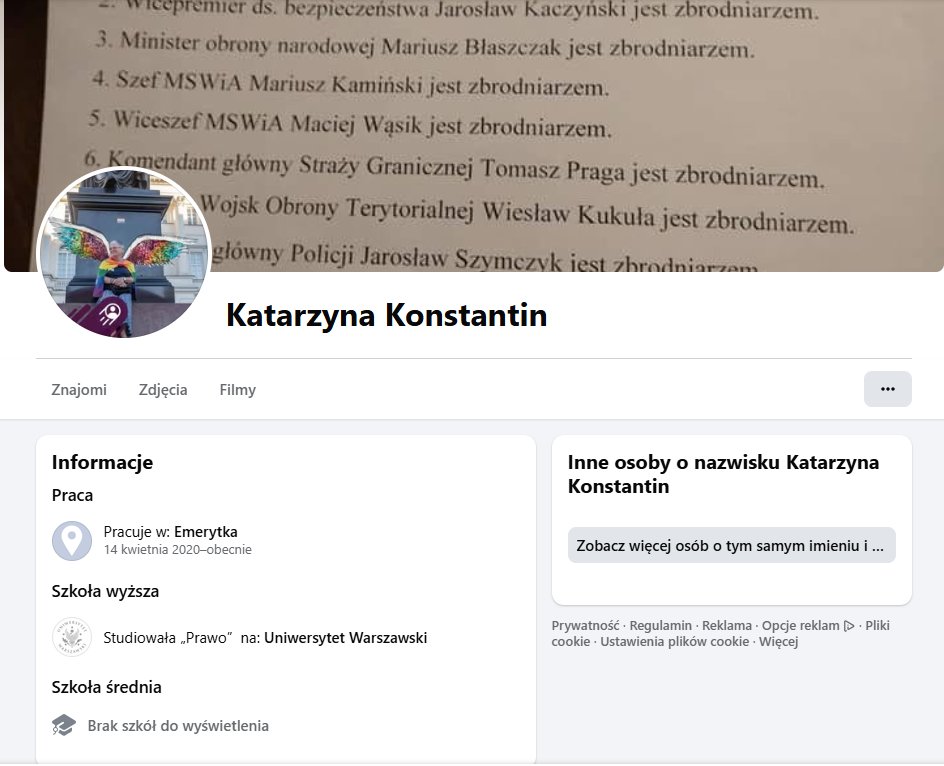 Kochani, Katarzyna "Babcia Kasia" Augustynek żali się na ministra <a href="/w_zurek/">Waldemar Żurek</a>. Miał dzwonić by wyczyścić jej wyroki (jak rozumiem z wpisu), ale się nie odezwał. Zaufanie spadło do zera. 🤷🏻‍♂️

🔹️"Ja zaś byłam w błędzie, myśląc, że poznamy strategię pana ministra w sprawie naszych