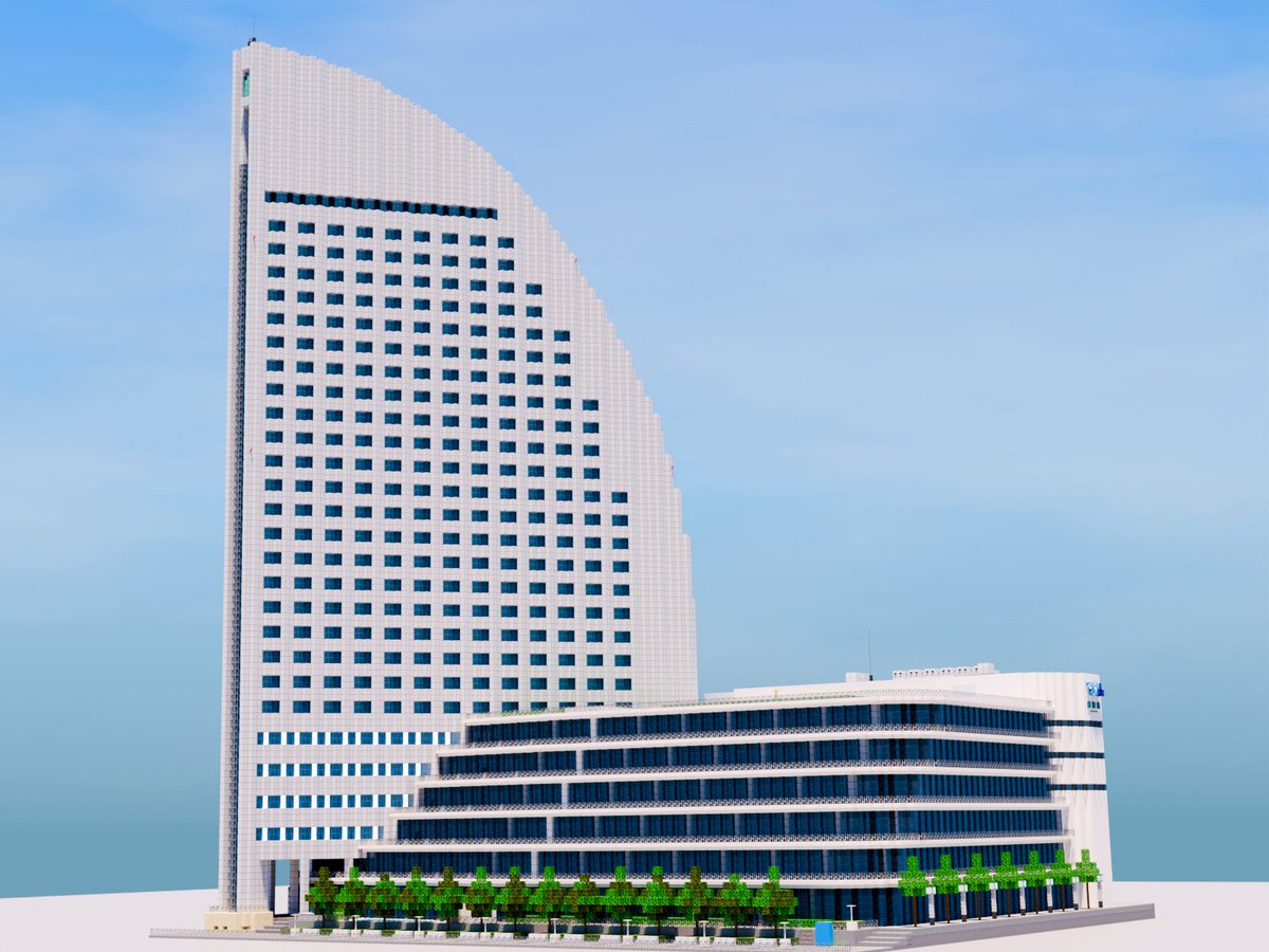 #Minecraft #舞紗奈市

インターコンチネンタルホテル横浜を再現しました！